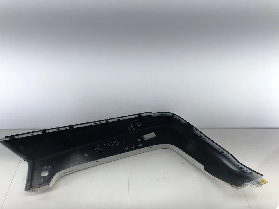 06-10 HUMMER H3 DELANTERO DERECHO PASAJERO GUARDABARROS ACAMPANADO PANEL CUBIERTA OEM Foto 3 de 4