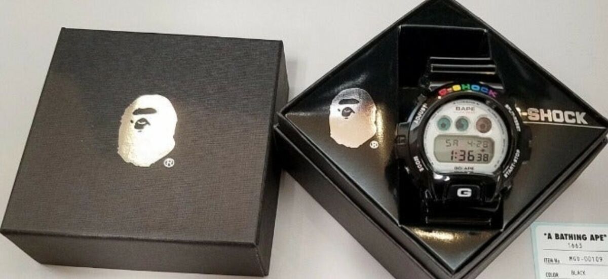 Brand New in Box A Bathing Ape Bape Casio G Shock DW6900 Brand New in Box A Bathing Ape Bape Casio G Shock DW6900