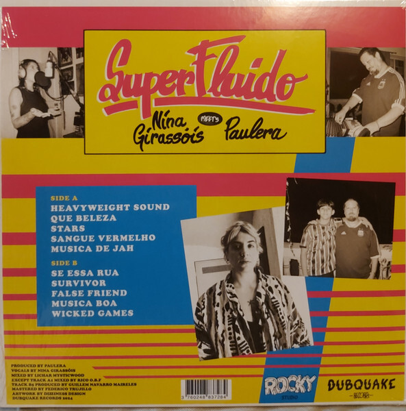 仏LP Nina Girassois, Paulera Superfluido DBQKLP16 Dubquake /00210 Superfluido | Nina Girassóis & Paulera | OBF - DUBQUAKE RECORDS