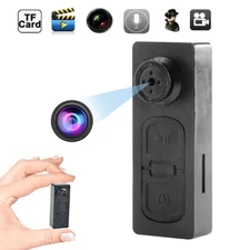 HD 1080P Shirt Button Camera Smallest Body Mini Recorder Micro Built-in Battery
