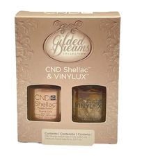 CND C Gilded Dreams Collections CND Shellac & Vinylux 2 Piece Set (New In Box)