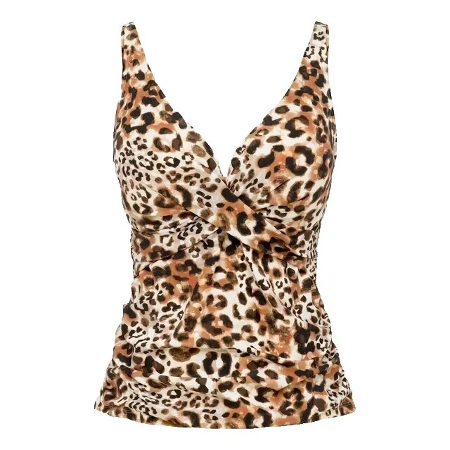 Animal Print Regular Size Tops for Women