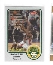 2002-03 Fleer Platinum Basketball #76 Rashard Lewis - Seattle Supersonics
