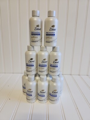 lot of 12 Dove 3 oz - Deep Moisture Trial Size body wash Nourish the driest Skin