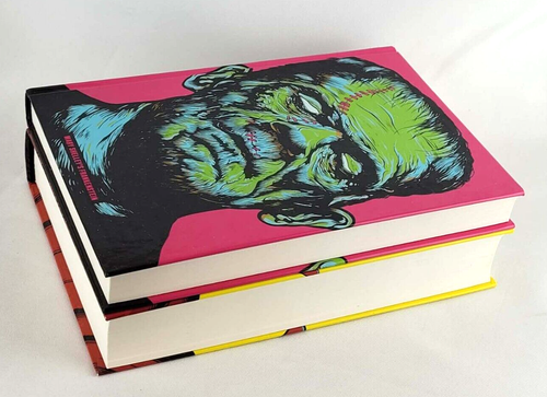 DRACULA & FRANKENSTEIN by Bram Stoker Mary Shelley Deluxe Hardcover Edition NEW - Picture 3 of 8