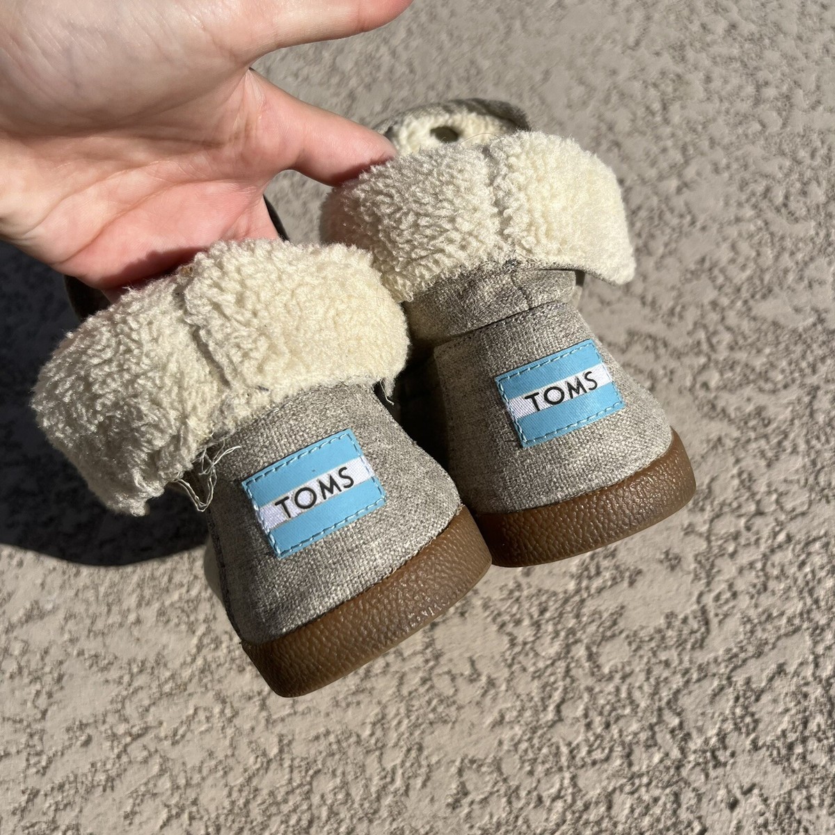 Toms Botas Sherpa Lined Ankle Boots Convertible Shoes Athletic