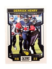 Excellent: 2023 SCORE Derrick Henry Tennessee Titans Trading Card