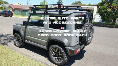 Alloy Roof Rack Open Ends Tradesman 1650mm for Suzuki Jimny Slimline II 2019+ - Picture 4 of 10