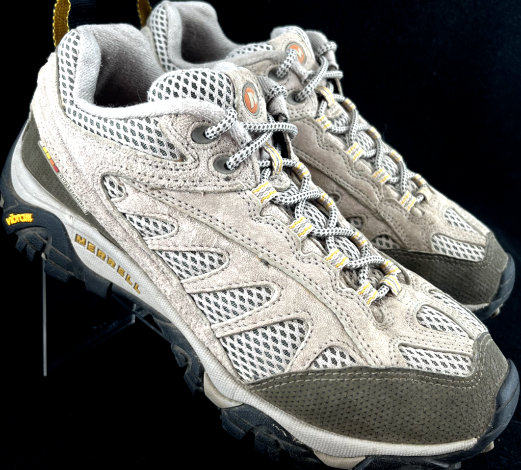 Merrell Continuum Ventilator II Taupe stringate scarpe da trekking trail donna 9