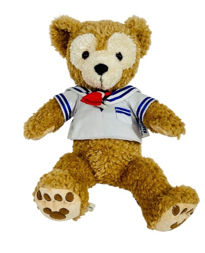 Disney Duffy The Bear Plush 18” Sailor Outfit With Mickey Mouse Paw Prints Red T - Picture 2 of 19