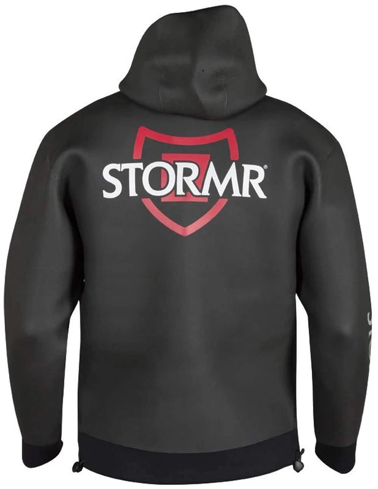 Sudadera con capucha de neopreno StormR Swell para hombre, negra, S Foto 3 de 4