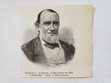 Commander Charles F. McIntosh CSS Louisiana 1888 Civil War Portrait Print