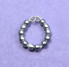 Dreamz SILVER Pearl Single BRACELET made for 11" Jewelry for 11.5" dolls