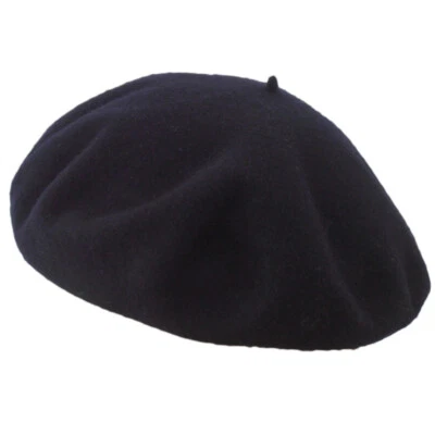 CAPPELLERIA MELEGARI Melegari Berretto basco popolare operaio piatto 24/25cm Pino Blu