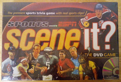 NEW Scene It? Sports Powered by ESPN DVD Trivia Board Game factory sealed
