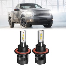 Pair H13 9008 LED Headlight Bulbs High & Low Beam for Ford F 150 2004-2013 2014