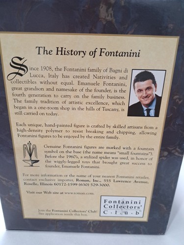 Fontanini By Roman, Inc Spice Shop 5” Fontanini Village Marketplace Retired 2002 - Picture 7 of 13