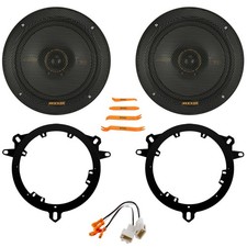 2x Kicker KSC650 6.5" 200W Thin-Mount Speakers, Toyota Speaker Harness + Adpt