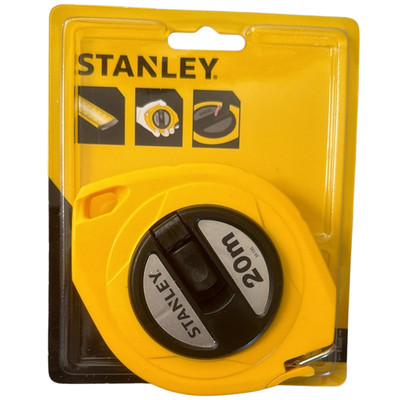 Stanley Bandmaß 20m Stahlband Gelb