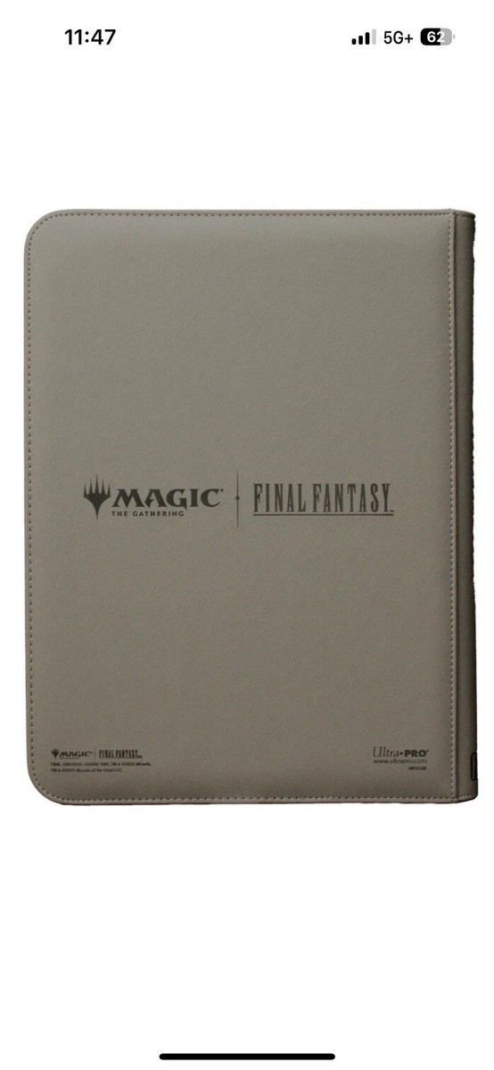 mtg FF FINAL FANTASY UltraPro バインダー mtg FF FINAL FANTASY UltraPro バインダー 9-Pocket Pro Zip