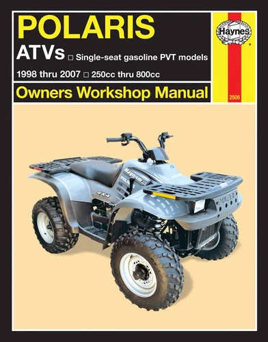 Shop Manual Polaris Atvs 1998- 2007 Service Repair Book Haynes Chilton Clymer