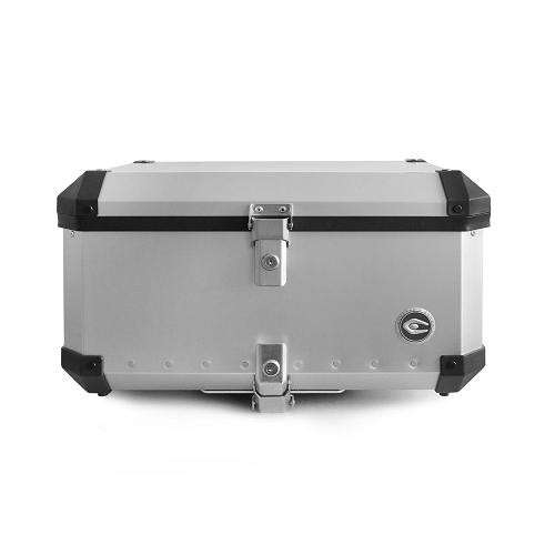 Top case gris 60L en aluminium Coocase avec platine de fixation universelle
