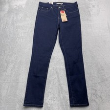 NEW Levi's 311 Shaping Skinny Jeans Womens 29x28 Blue Denim Cotton Dark Wash