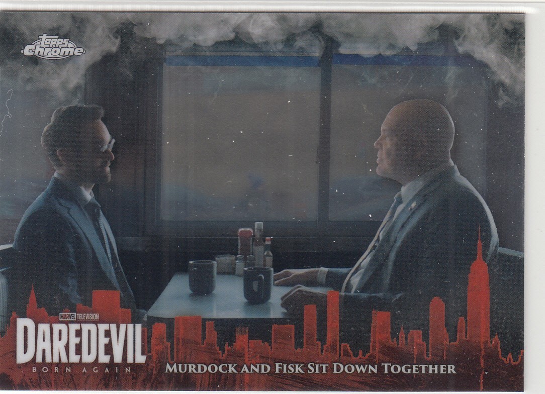 2025 Topps Chrome Marvel Studios Insert Daredevil: Born Again MURDOCK/FISK DD-15