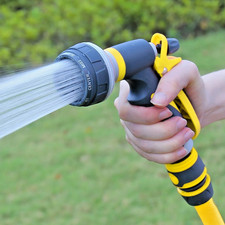 8 Function Spray Nozzle - Water Hose Gun Multi Pattern Garden Adjustable Mist