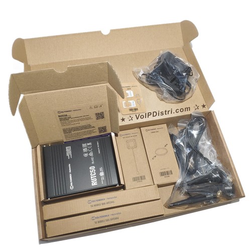 Teltonika RUTC50 Industrie 5G Mobilfunk WLAN Router WiFi 6 Dual SIM GNSS Docker - 第 3/3 張圖片