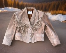 Pioneer Wear Fringe Genuine Women Jacket Ladies 12 Cowgirl Brown China