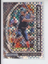 2020 Prizm Draft AUSTIN HENDRICK Power Surge Power Plaid /35 Reds
