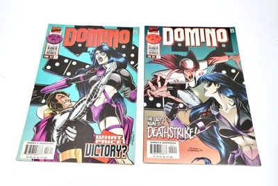 Marvel Domino Comics #2 & #3 (1997) X-Men Limited Series Direct Edition
