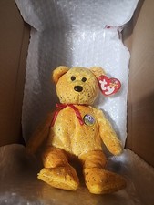 TY Beanie Baby - DECADE the Bear (Gold Version) (8.5 inch) - MWMTs Stuffed toy