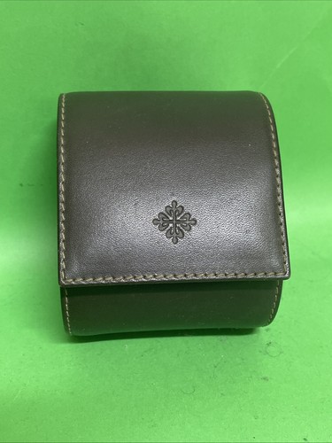 Auth PATEK PHILIPPE VIP Brown Leather watch case / pouch