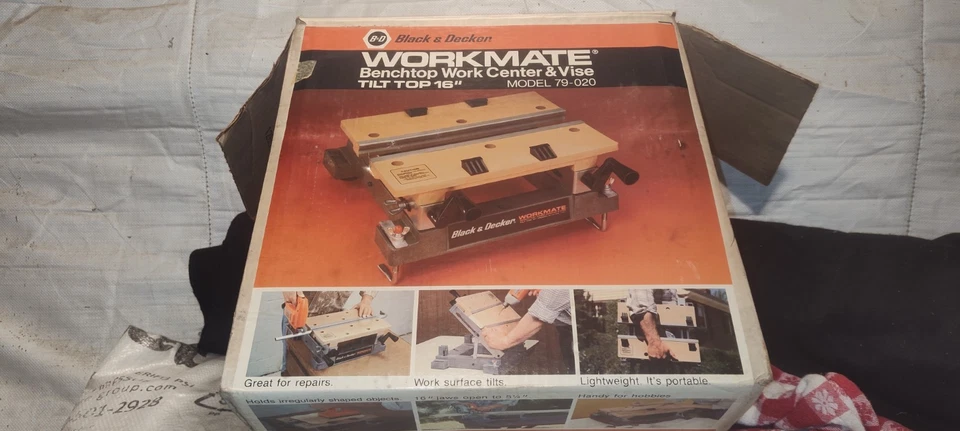 Black & Decker Workmate 79-020 Type 1 Bench Top 16" Work Center & Vise Tilt Top - Image 3 of 4