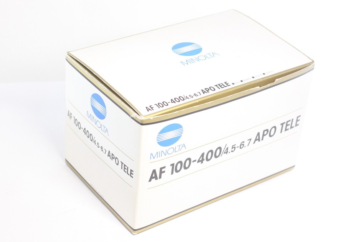 Minolta AF APO Tele Zoom 100-400mm F/4.5-6.7 Lens for Sony A mount 