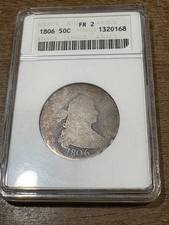1806 Draped Bust Half Dollar 50C ANACS FR2