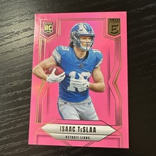 2025 Panini Donruss Elite - Rookies Isaac Teslaa #117 Pink Ink (RC)