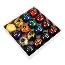 16Pcs Billiard Balls, Pool Table Balls, Professional Snooker Balls Complete Set