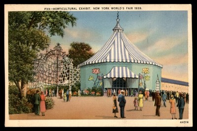 Postcard New York World s Fair Horticultural Exhibit 1939