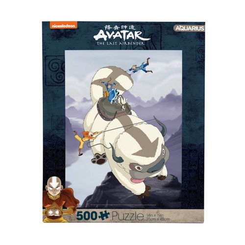 Wassermann Puzzle Avatar - Der letzte Luftbändiger - Appa und Gang (500 Pie SW (Neu)