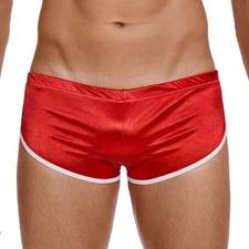 FOSVBEY Men's Running Shorts Breathing Workout Gym Booty Short Shorts