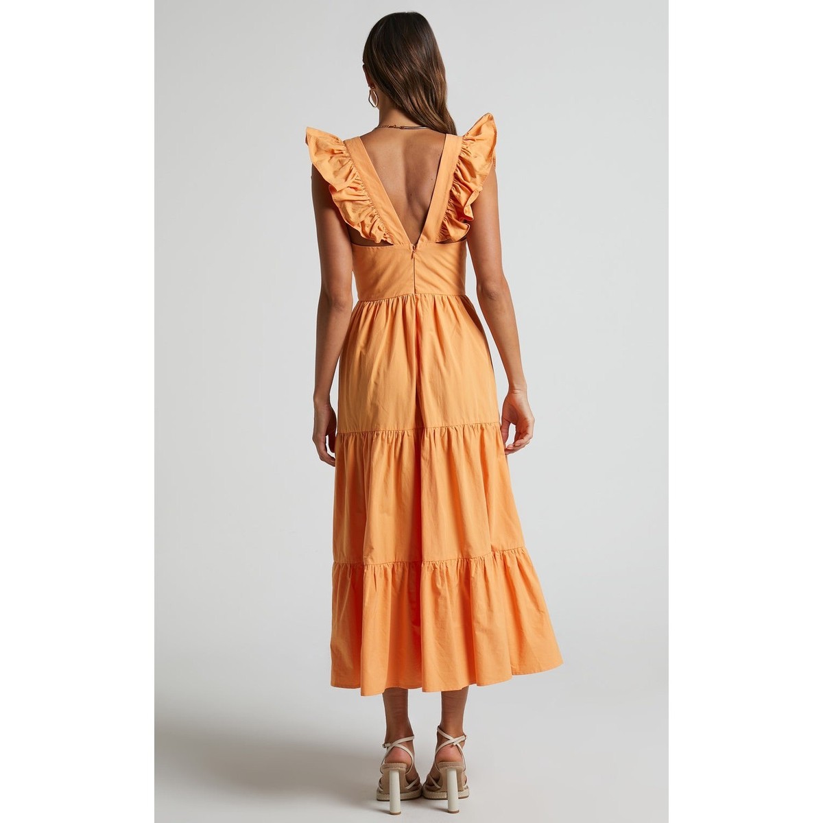 orange showpo dress Sakura Mini Dress
