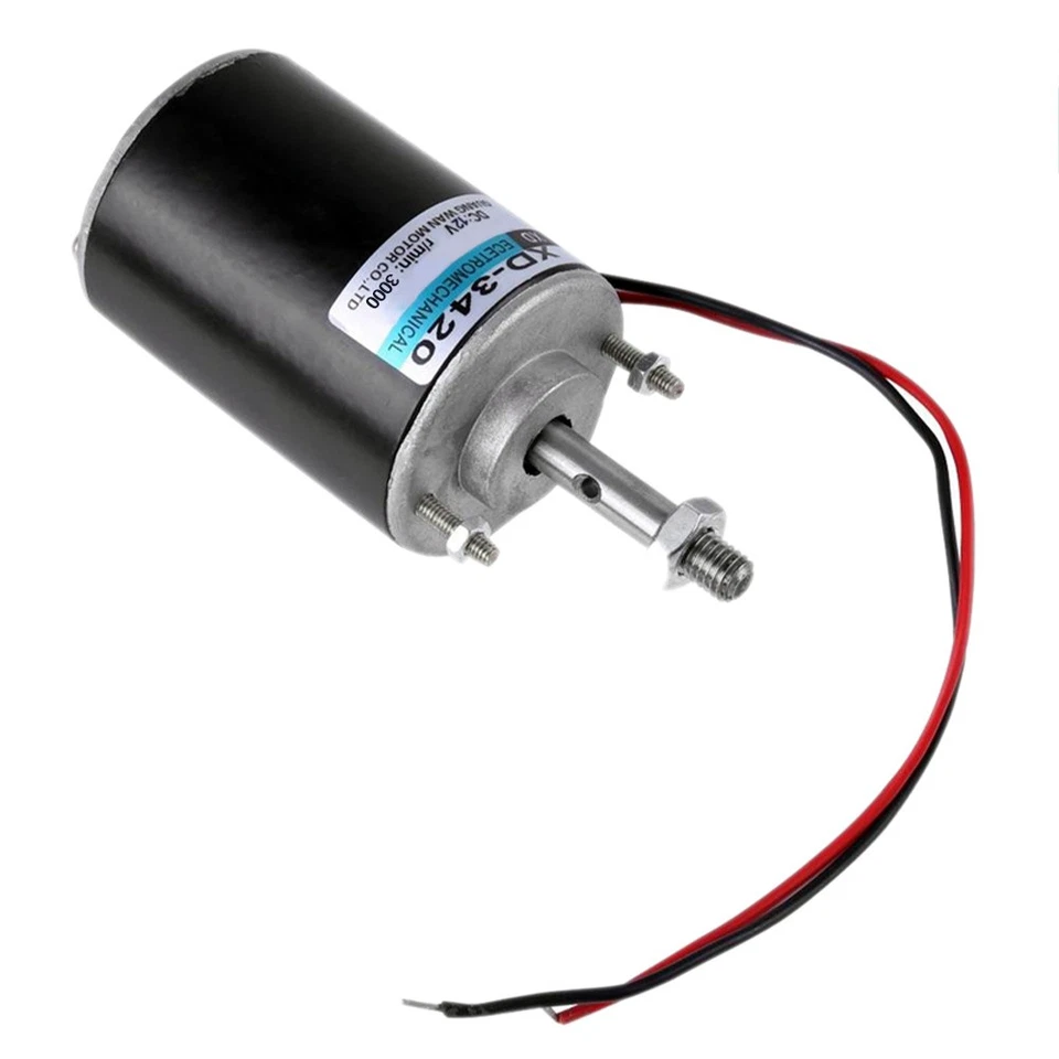 3000RPM 12V 30W Permanent Magnet Electric DC Motor High Speed Generator CW/CCW - Image 4 of 4