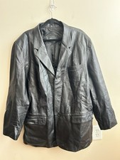City Jones New York Mens Genuine Leather Jacket 46L