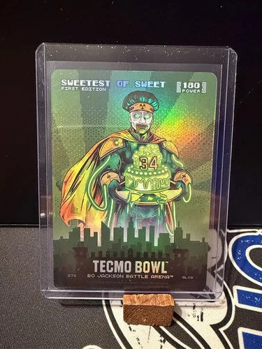2026 Bo Jackson Battle Arena Tecmo Bowl Sweetest of Sweet Glow Skyline SSP #S72