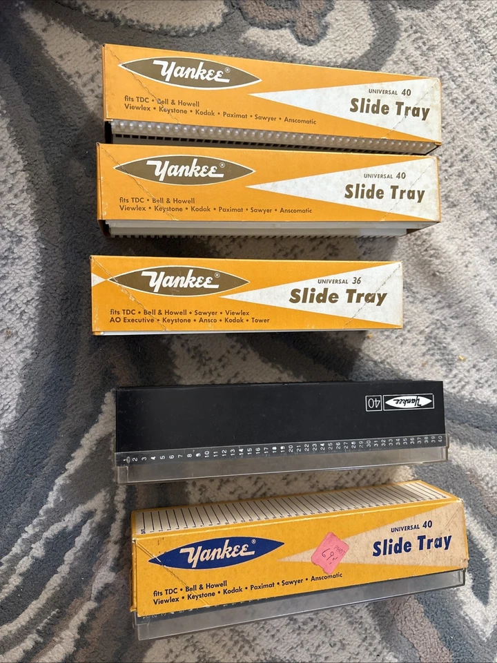 Bandejas deslizantes Yankee Universal mixtas 40 y 36 vintage, lote de 5 Foto 2 de 4