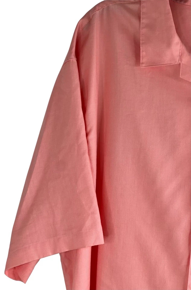 Camisa Daniel Cremieux Collection XL Manga Corta Salmón Abotonada Verano Playa Foto 3 de 4