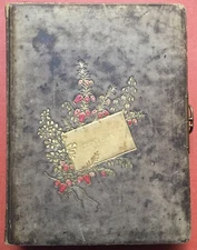 Jobyna Howland / Large leatherbound photo album ca 1870s-1890s kept by Lizzie J